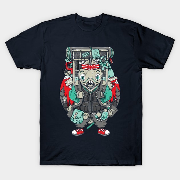 The Lost Samurai T-Shirt by ginanperdana